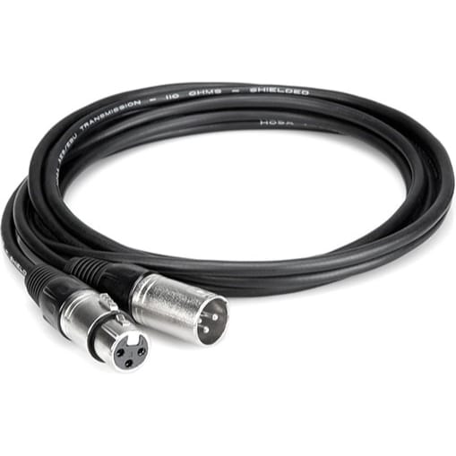 Hosa DMX-350 DMX512 3-Pin Male to Female Cable (50')
