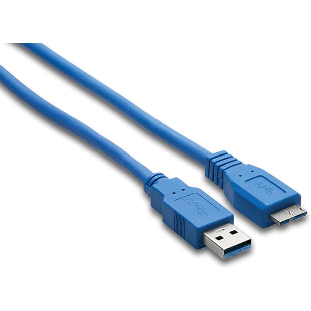Hosa USB-306AC SuperSpeed USB 3.0 Type A to Micro-B Cable (6')