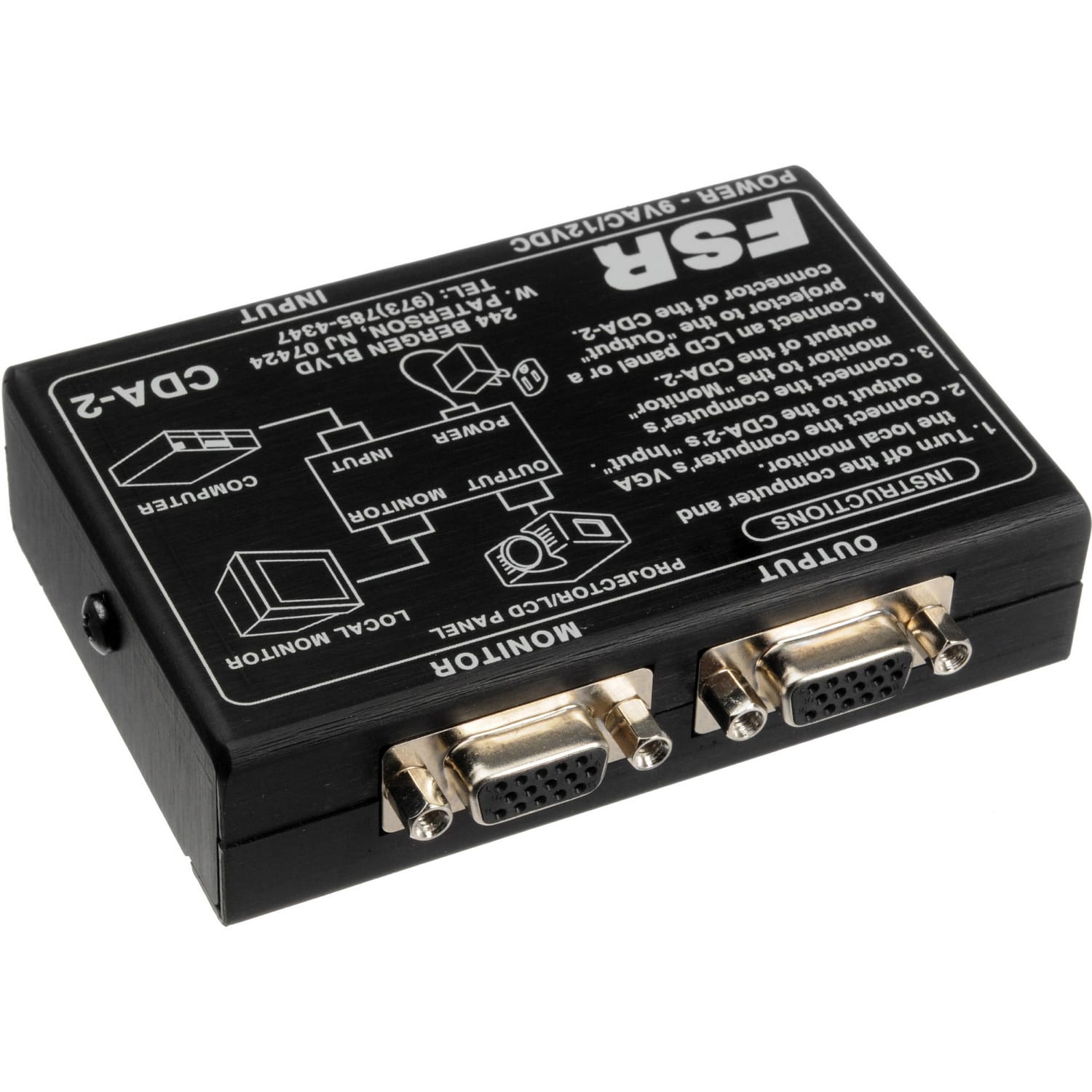 FSR CDA-2 Computer Video Distribution Amplifier (1x2)
