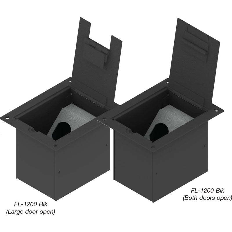 FSR FL-1200 Floor Box (Black)