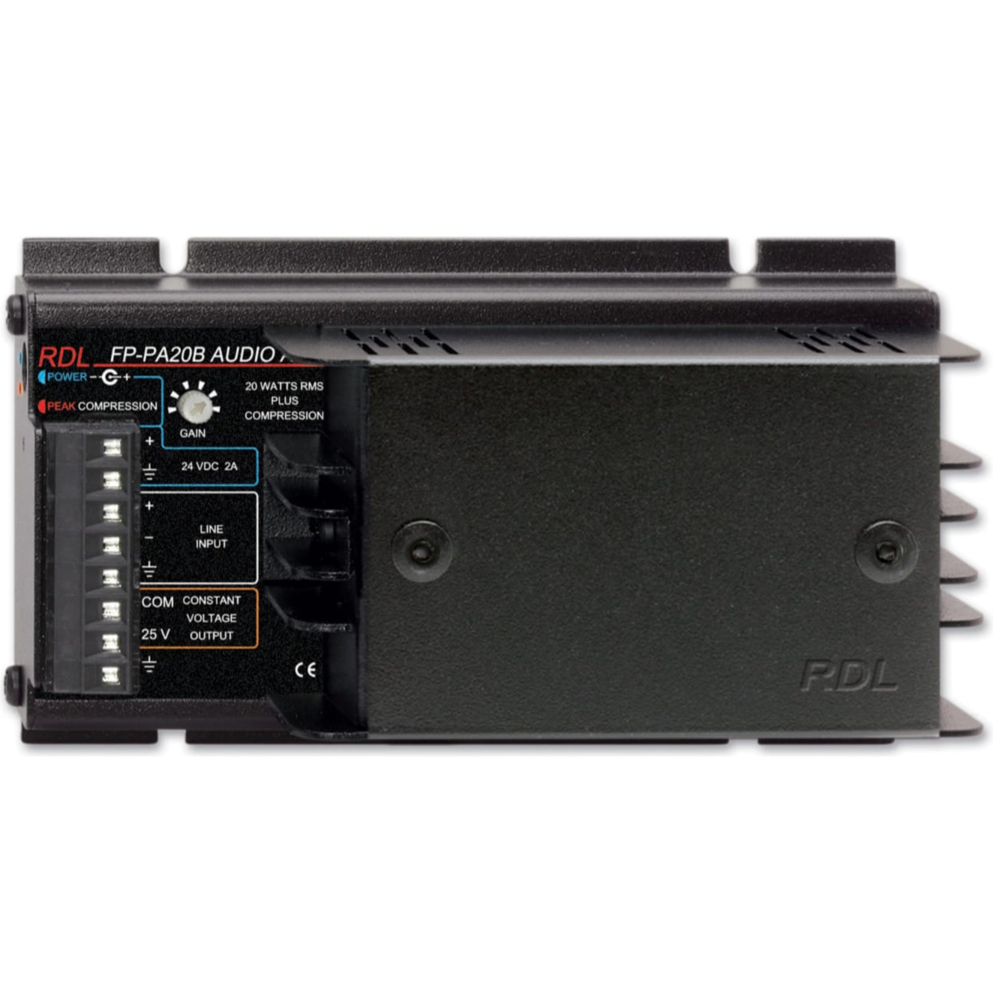 RDL FP-PA20B 20 W Mono Audio Amplifier 25 V