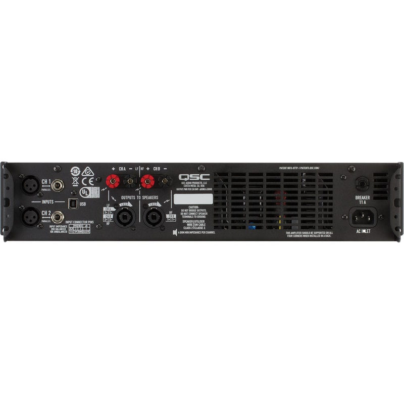QSC GXD4 Professional 1600W Power Amplifier with DSP