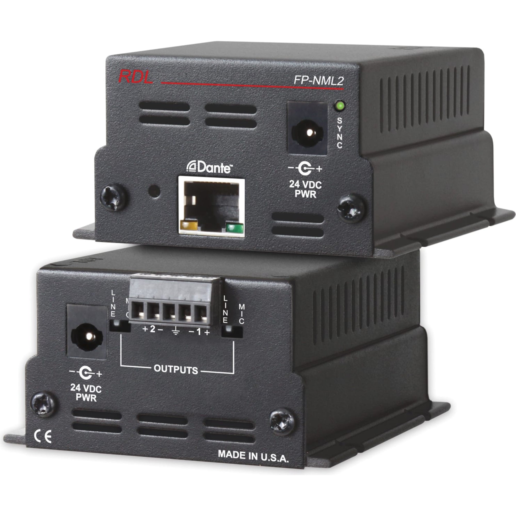 RDL FP-NML2 Network to Mic/Line Interface (without PoE)