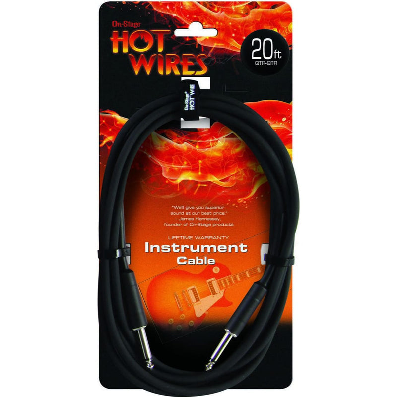On-Stage IC-10HS Heat Shrink Instrument Cable (10')