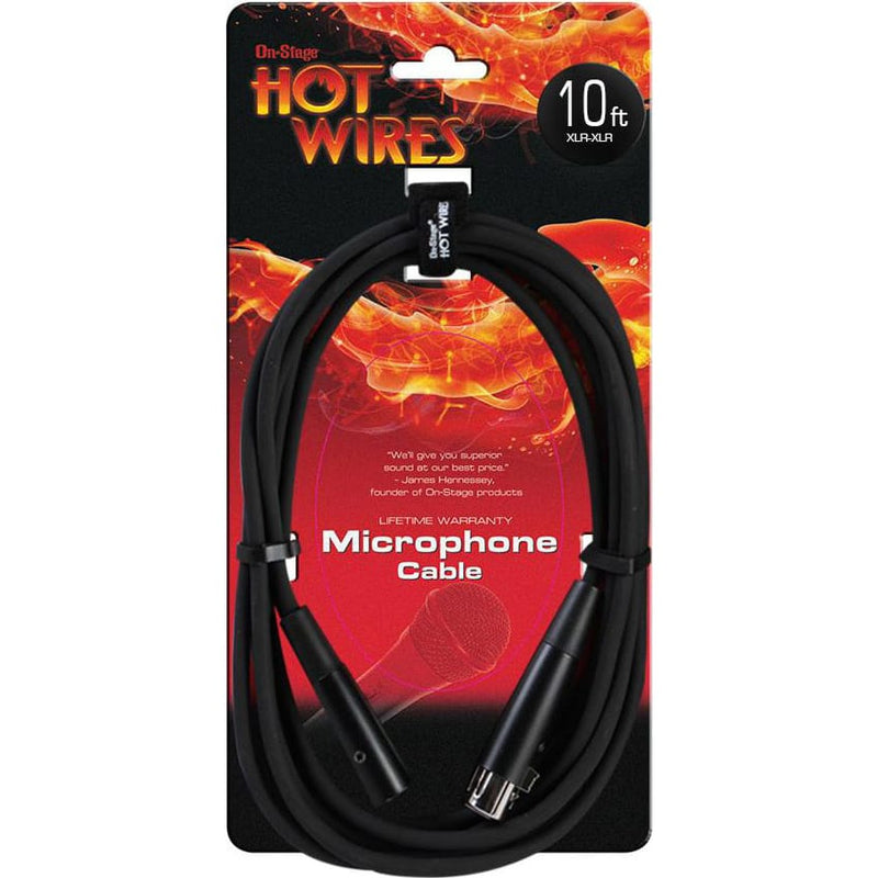 On-Stage MC12-10 Mic Cable (10')