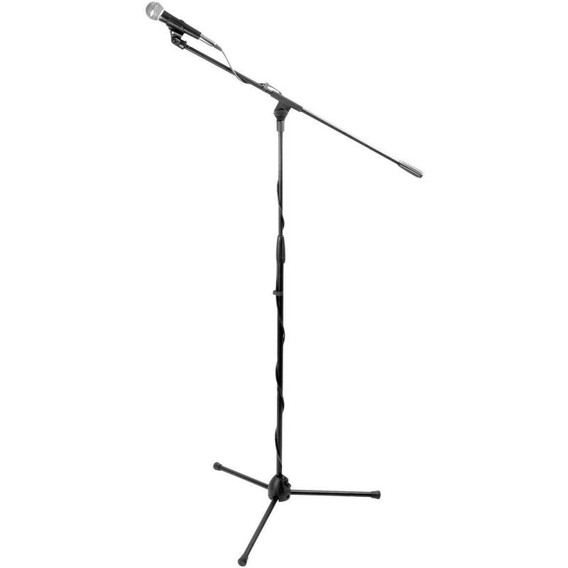 On-Stage MS7500 Microphone Boom Stand Pack with Mic & Cable (Black)