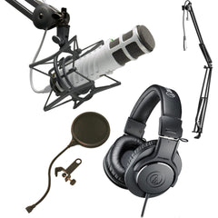 Rode Podcaster Cardioid End-Address Dynamic USB Microphone (Complete Podcasting Bundle) Image 1