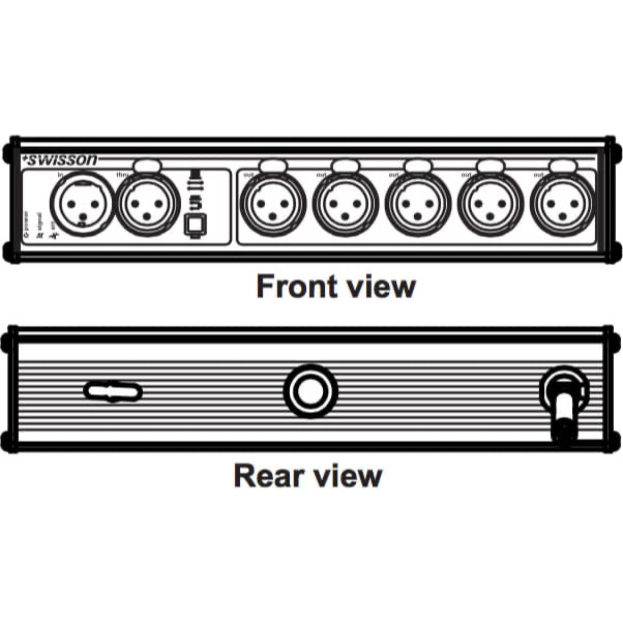 Swisson XSP-3B-US DMX Splitter (Box)