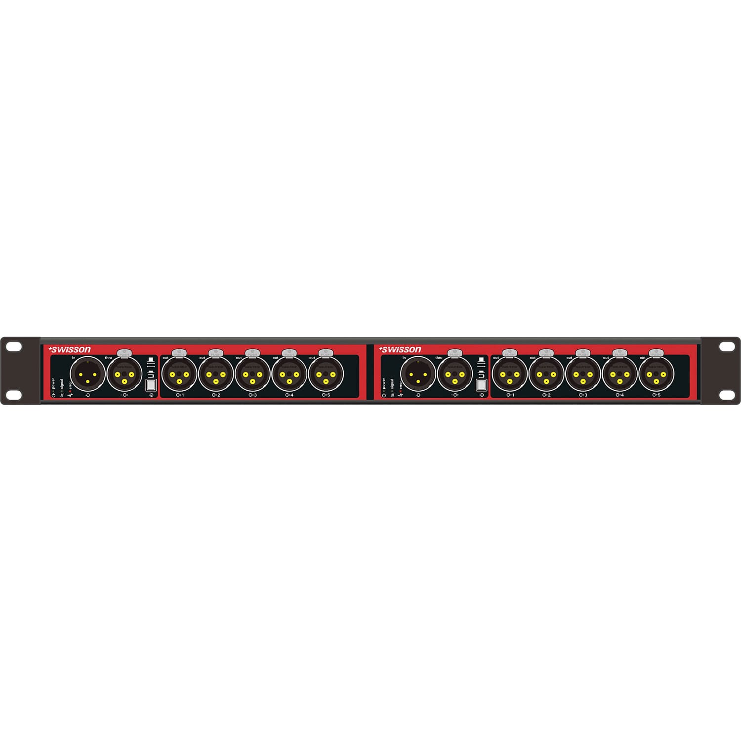 Swisson XSP-3R-3R-US DMX Splitter (Double Rack)