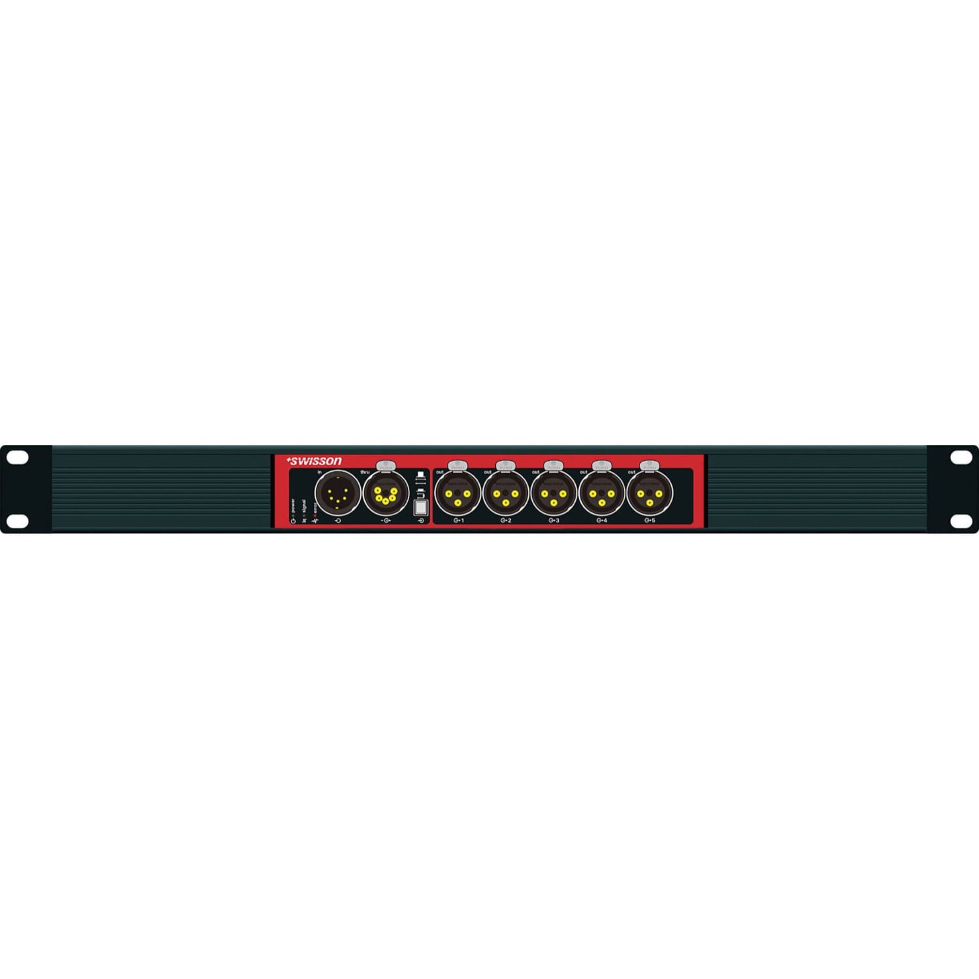 Swisson XSP-5R5-US DMX Splitter (Single Rack Mix)