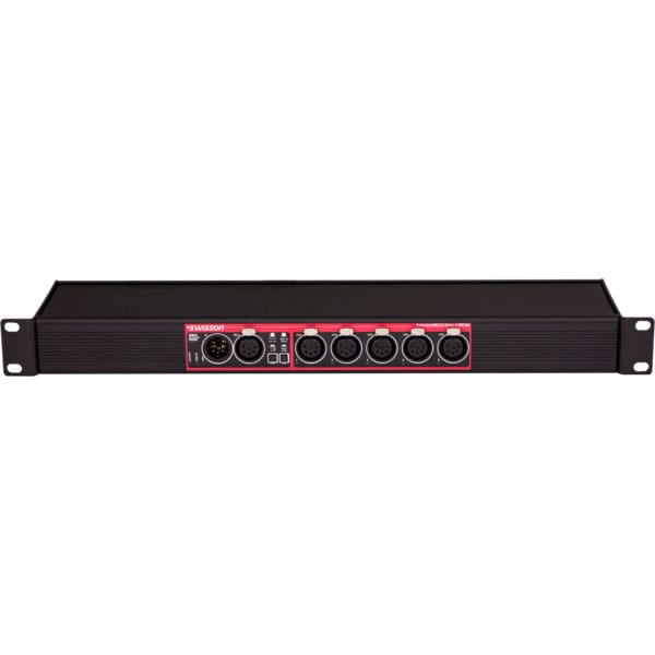 Swisson XSR-5R2-5R2-US RDM & DMX Splitter (Double Rack Mix)