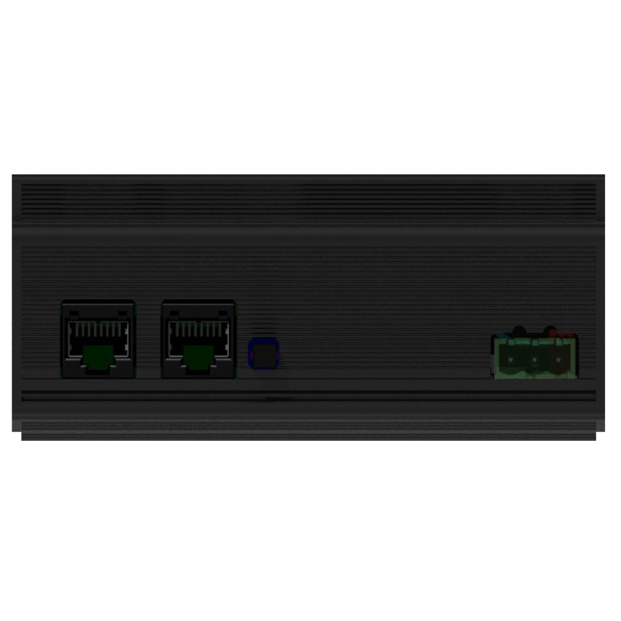 Swisson ISP-4R-DC-RJ45A DIN Rail Mountable, DMX & RDM Splitter, 4 Outputs, RJ45, ANSI E1.11 Pinout