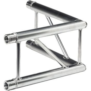 Global Truss 2-Way 90 Degree Vertical Corner for F32 I-Beam Truss System (Aluminum)