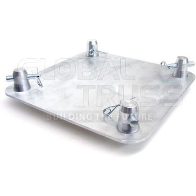 Global Truss 12" Base Plate for F34 Square Truss System (Aluminum)