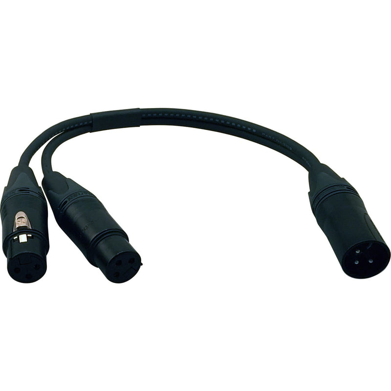Performance Audio Professional XLR Y-Cable (XLRM to Dual XLRF)