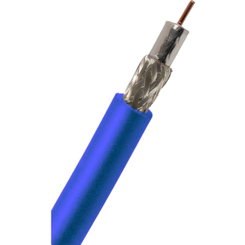 Canare L-5CFB 75 Ohm 3G-SDI / HD-SDI Digital Video Coaxial Cable RG-6 Type (Blue, By the Foot)
