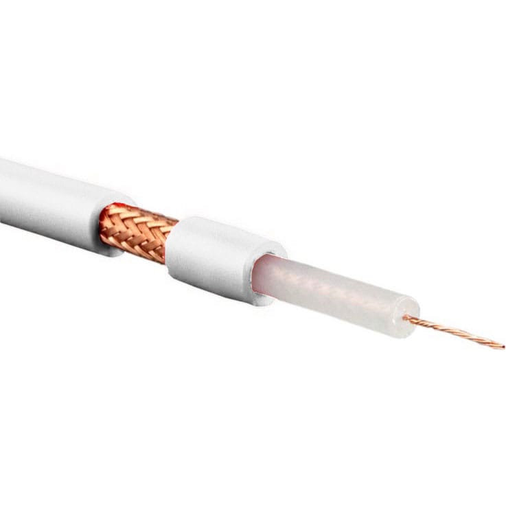 Canare LV-77S 75 Ohm Coaxial Video Cable (White, By the Foot)