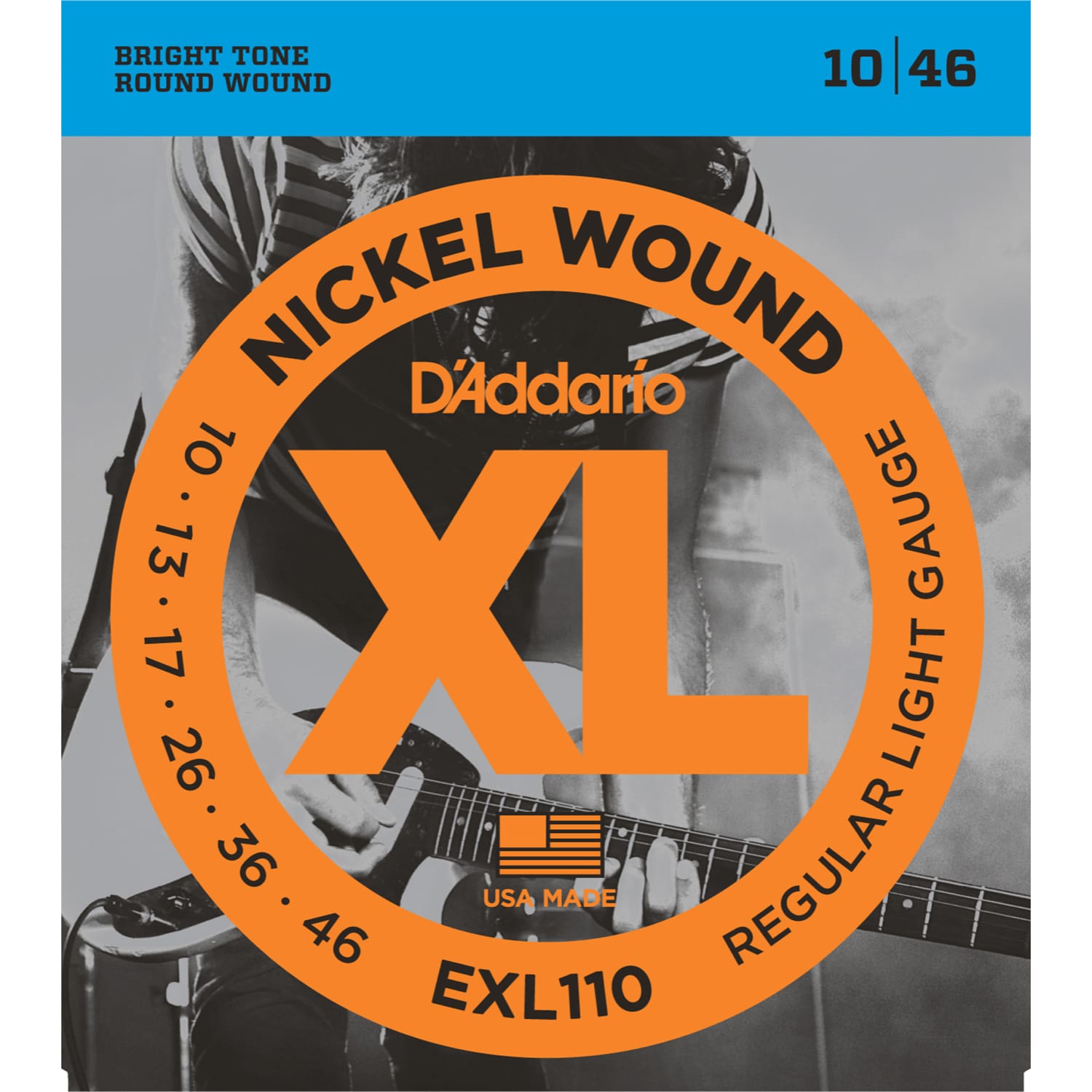 D'Addario EXL110 Electric Guitar Strings (10-46)