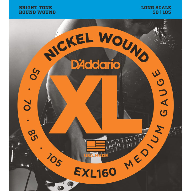 D'Addario EXL160 Bass Guitar Strings (50-105)