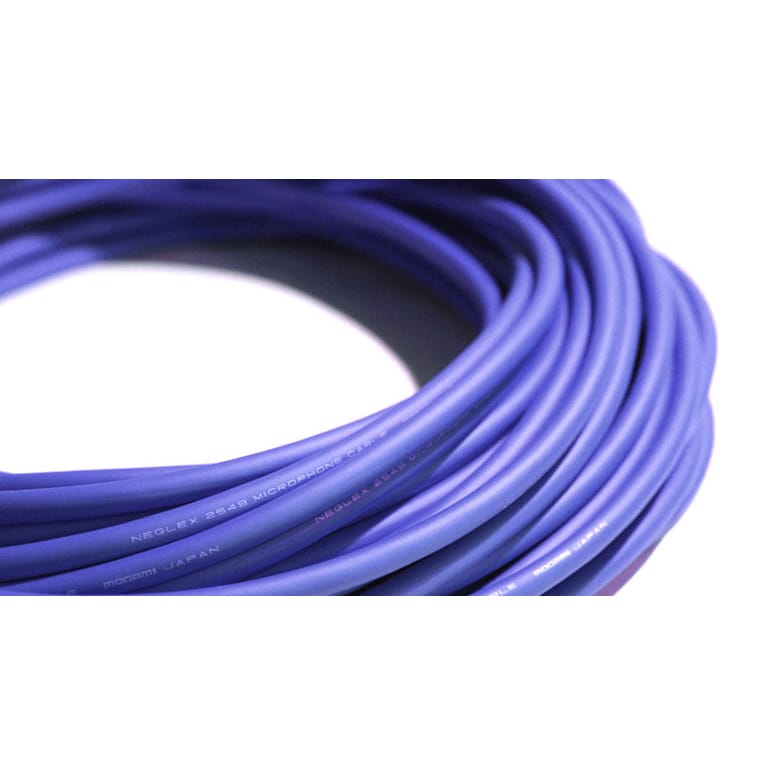 Mogami W2549 Long Run Mic Cable (Blue, By the Foot)