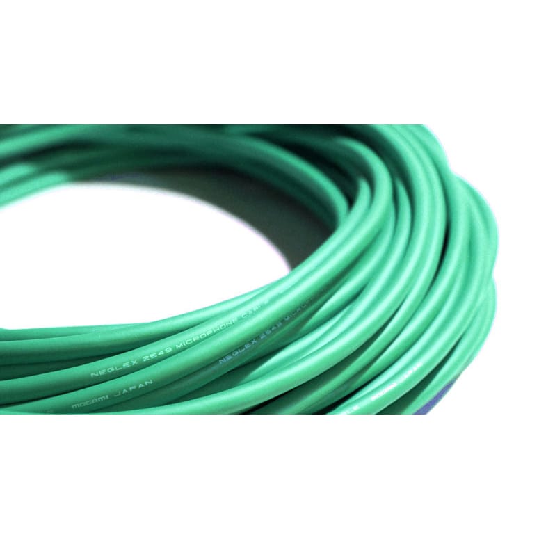 Mogami W2549 Long Run Mic Cable (Green, By the Foot)