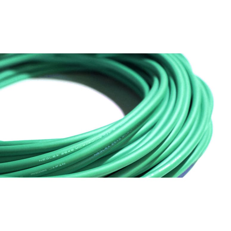 Mogami W2549 Long Run Mic Cable (Green, 328'/100m Roll)
