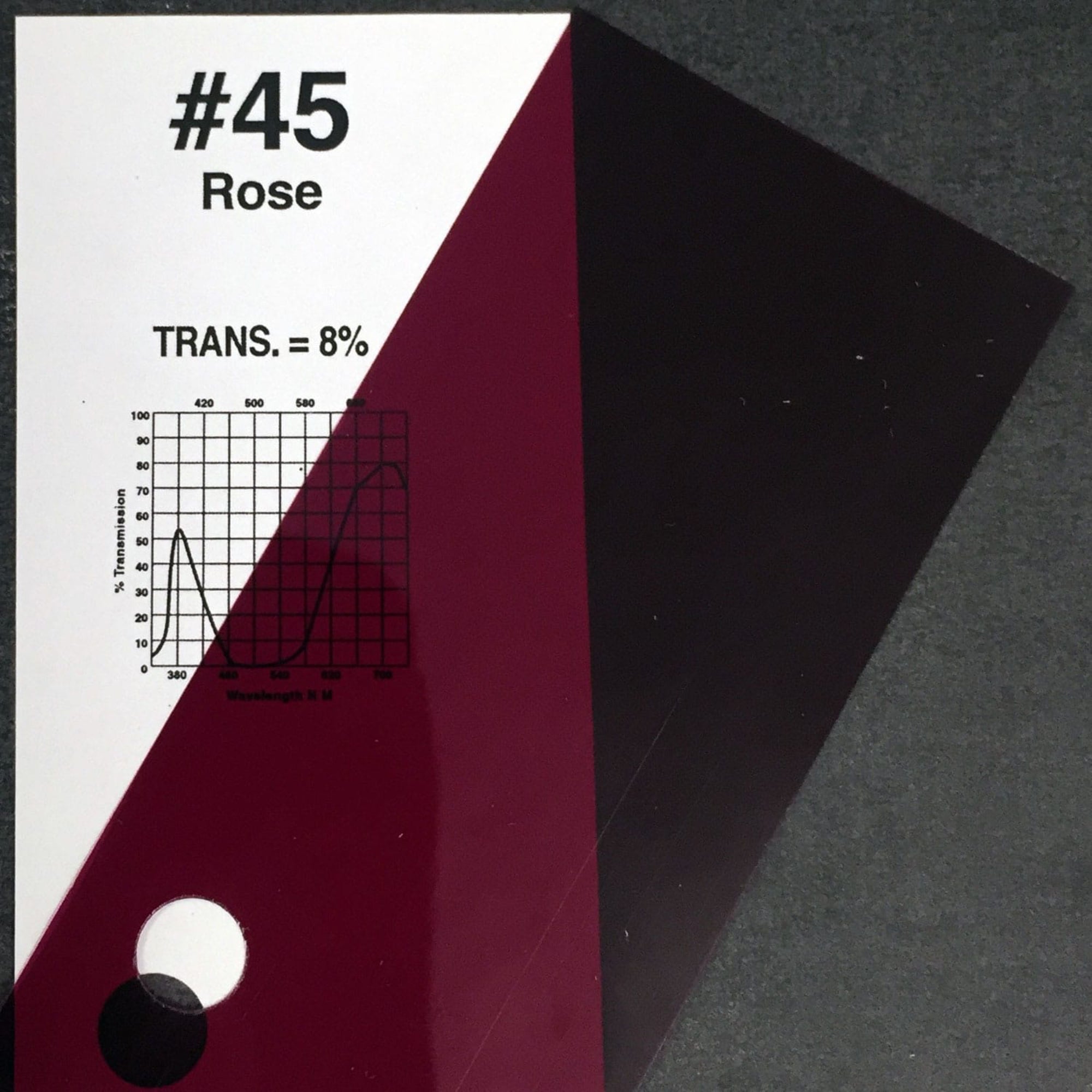 Rosco #45 Roscolux Cinegel Filter Gel Rose (24" x 25' Roll)