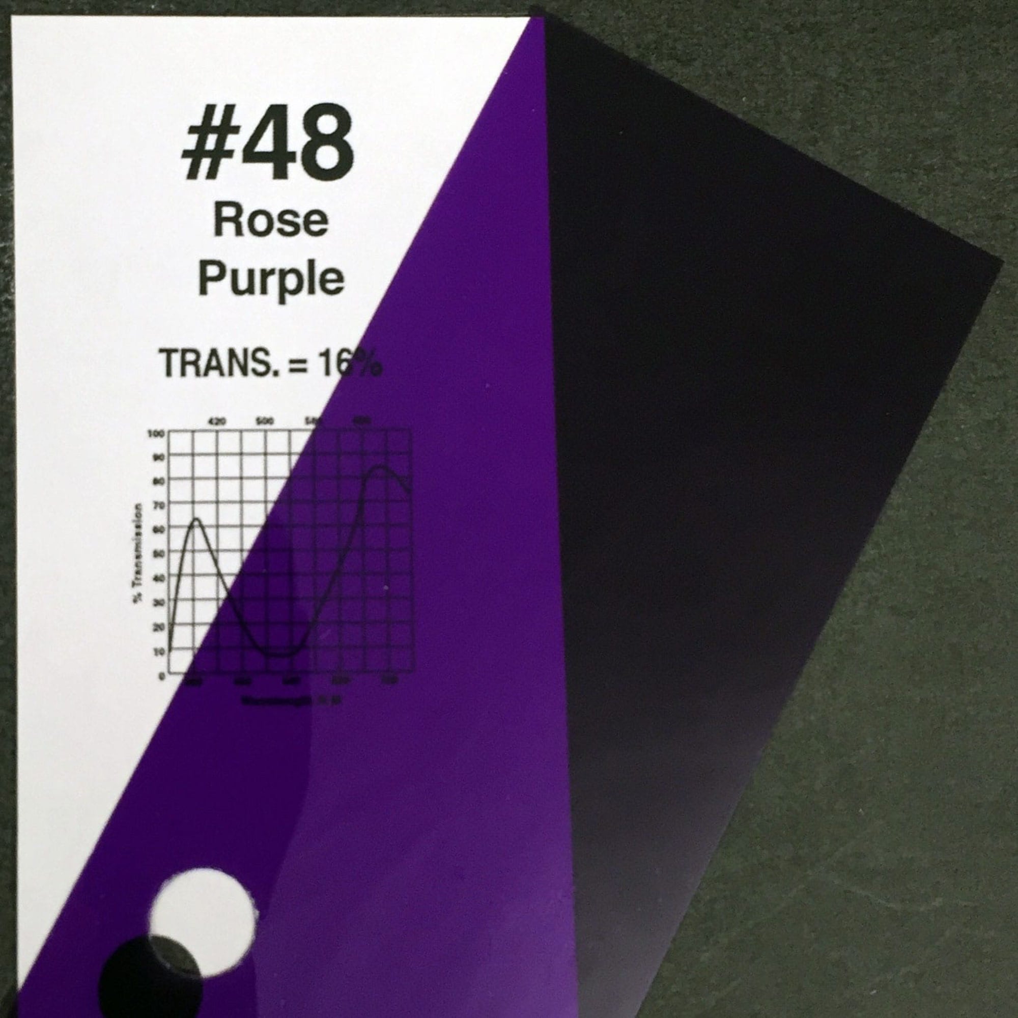 Rosco #48 Roscolux Cinegel Filter Gel Rose Purple (20" x 24" Sheet)