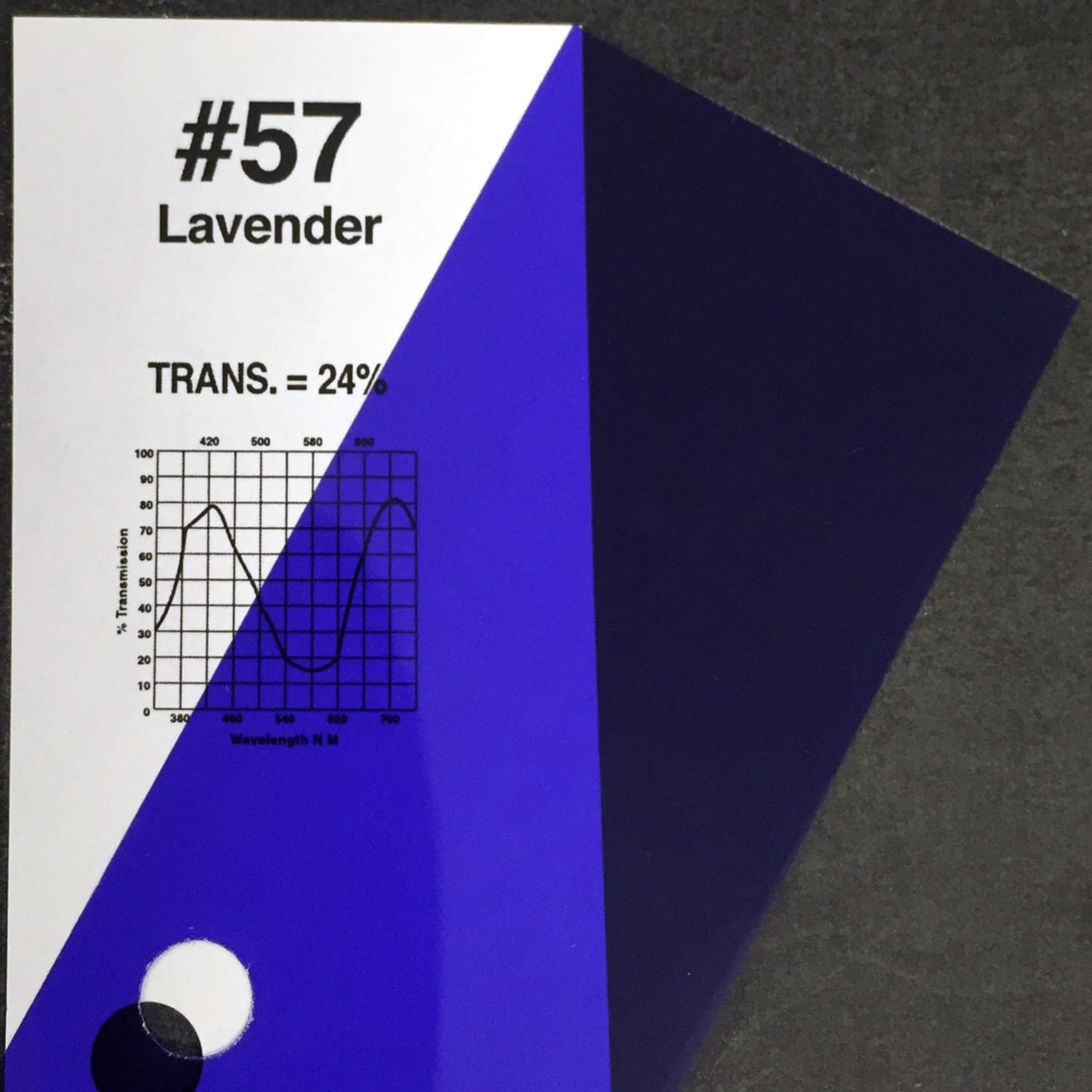 Rosco #57 Roscolux Cinegel Filter Gel Lavender (24" x 25' Roll)