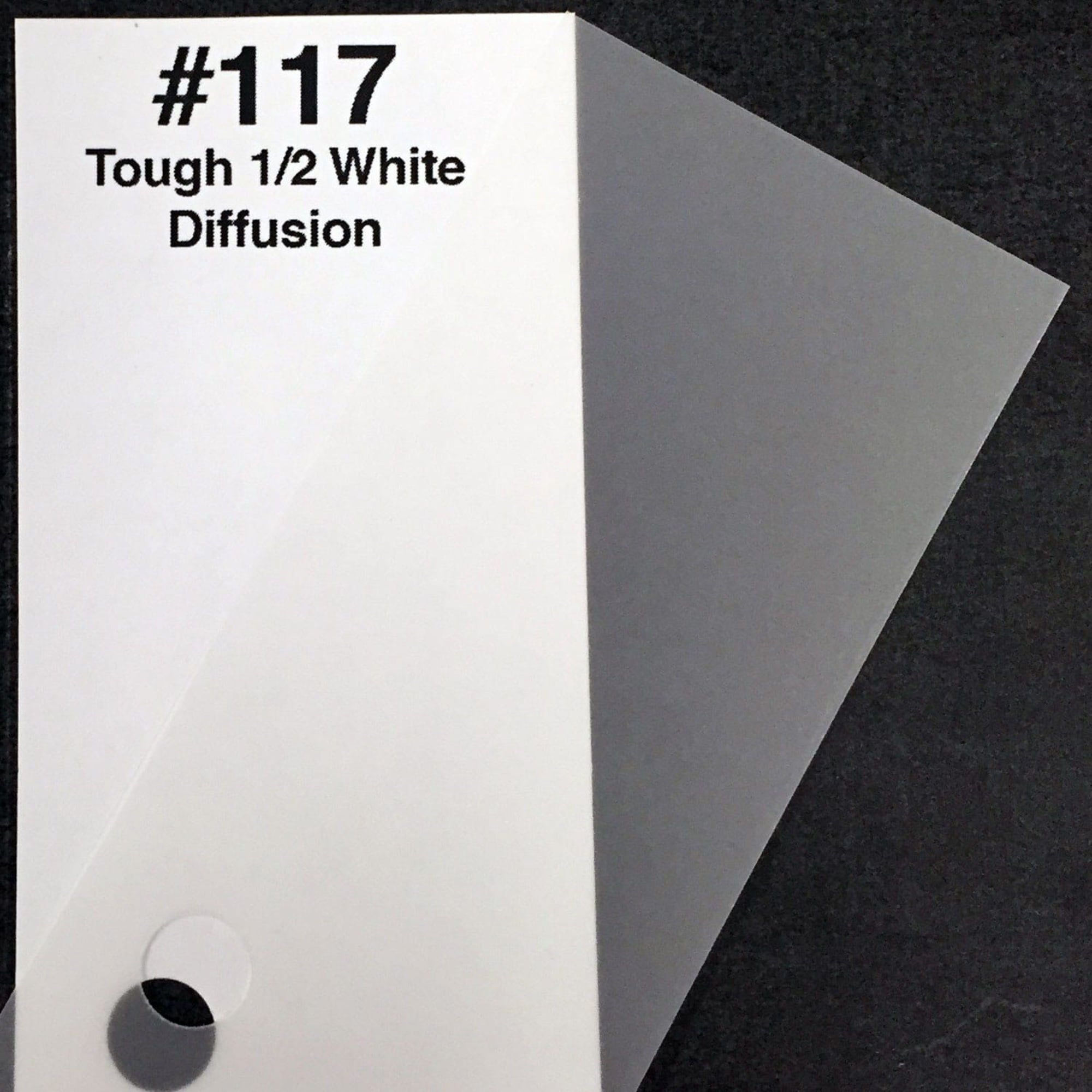 Rosco #117 Roscolux Cinegel Filter Gel Tough 1/2 White Diffusion (24" x 25' Roll)