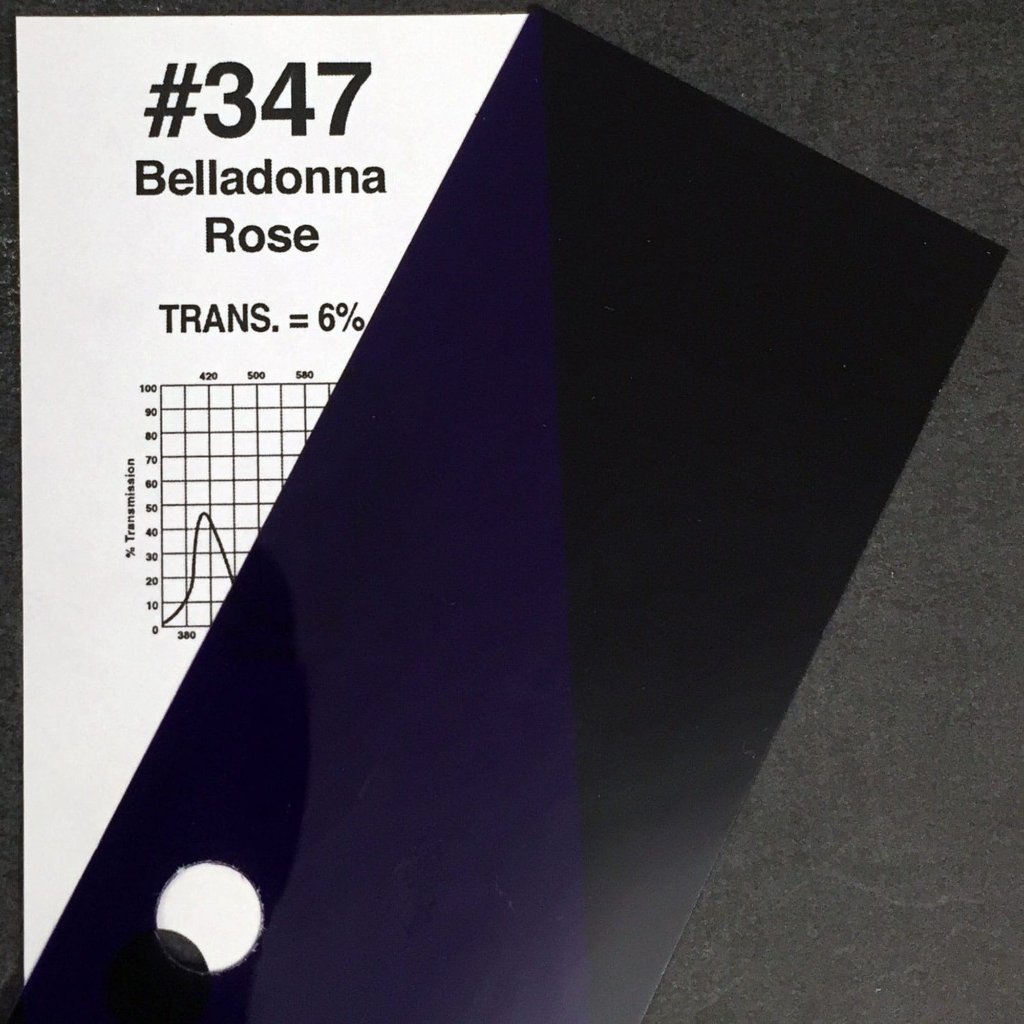 Rosco #347 Roscolux Cinegel Filter Gel Belladonna Rose (20" x 24" Sheet)