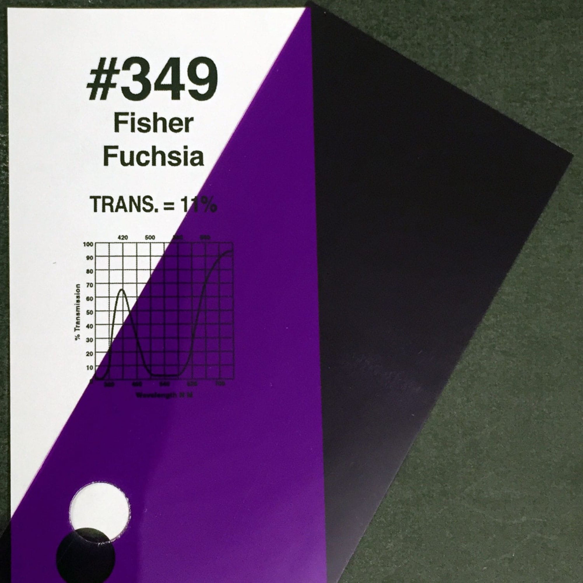 Rosco #349 Roscolux Cinegel Filter Gel Fisher Fuchsia (24" x 25' Roll)