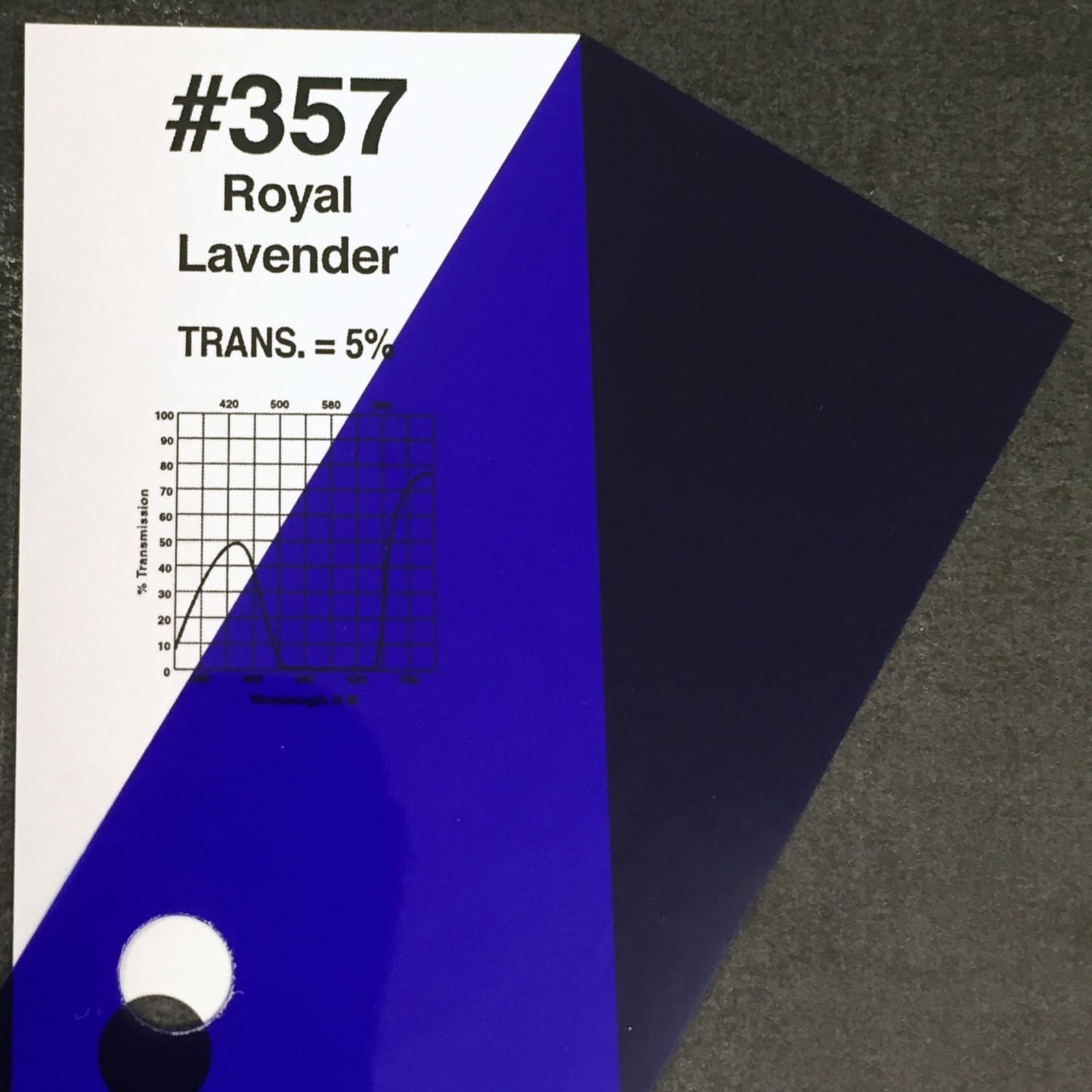 Rosco #357 Roscolux Cinegel Filter Gel Royal Lavender (24" x 25' Roll)