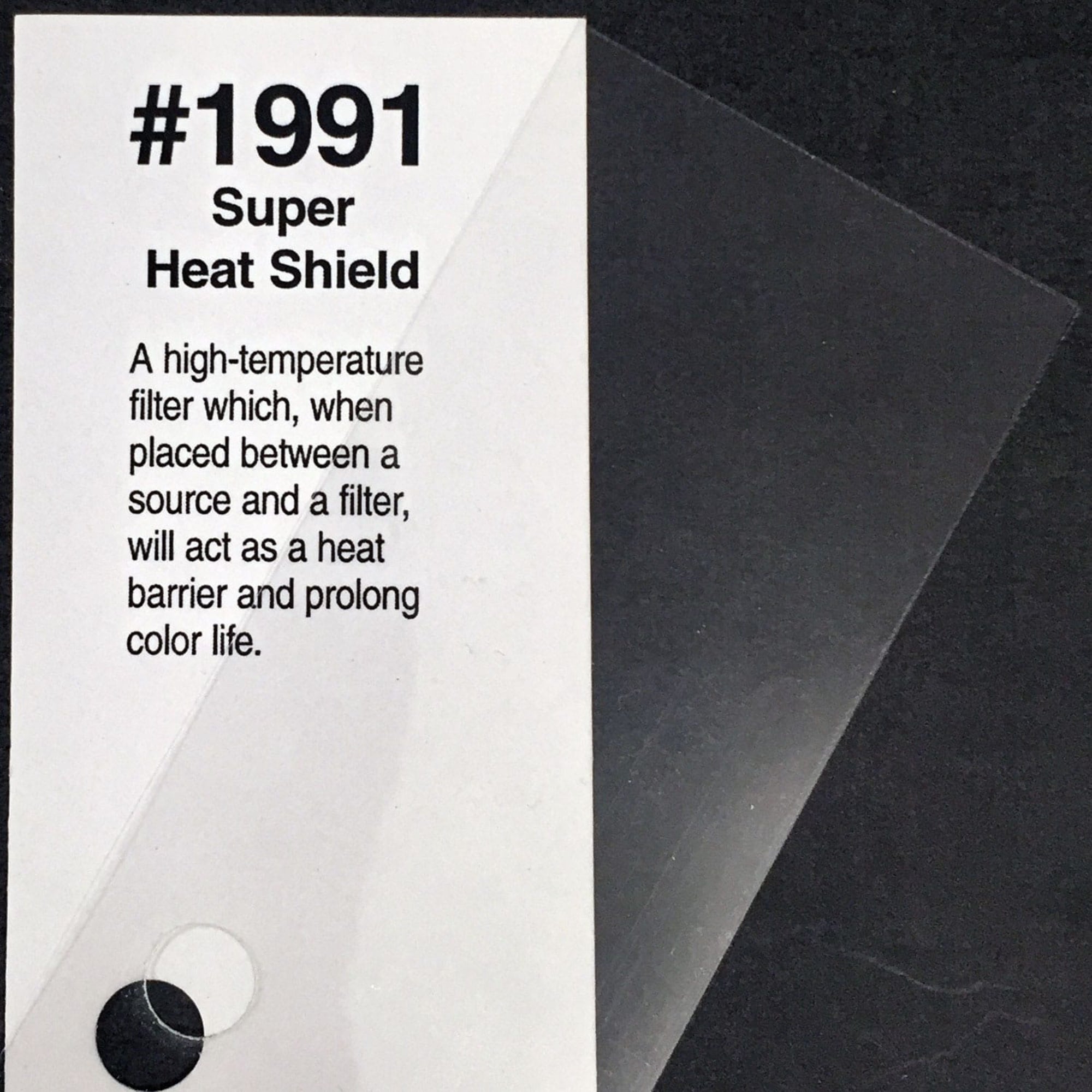 Rosco #1991 Roscolux Cinegel Filter Gel Super Heat Shield (20" x 24" Sheet)