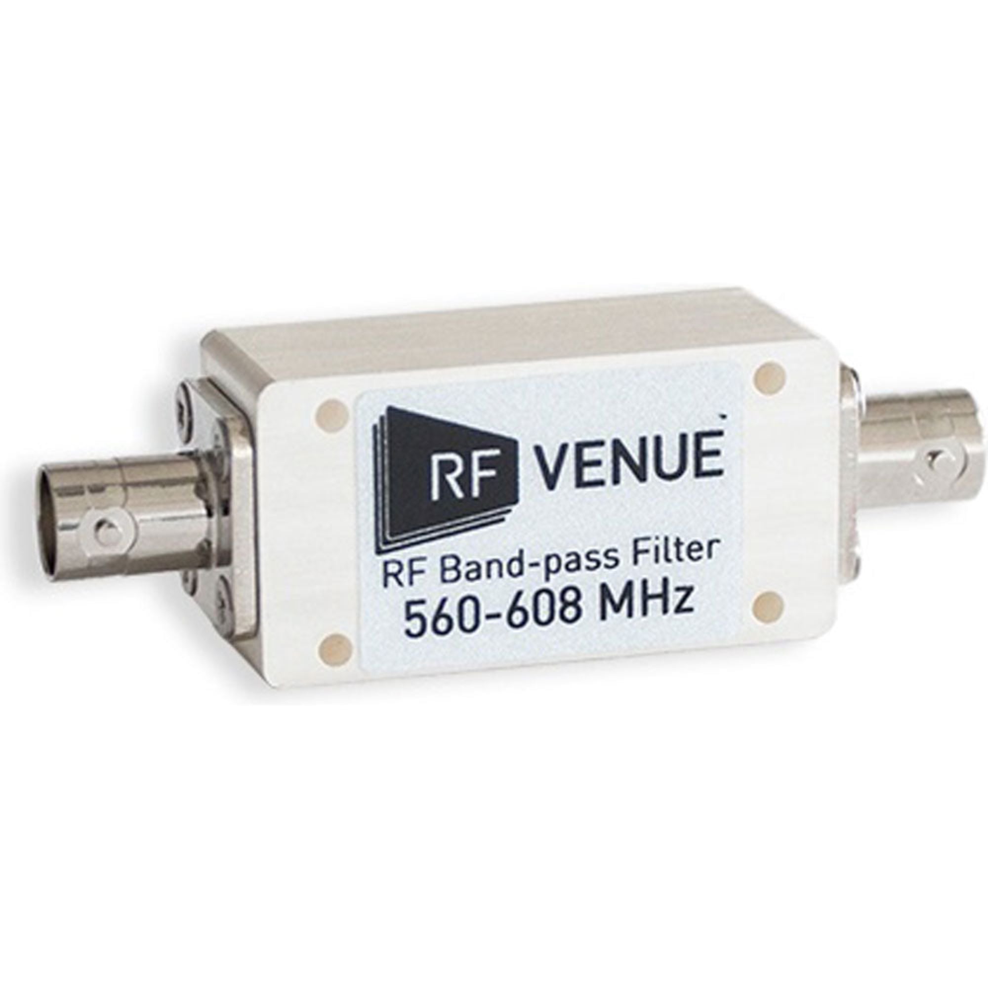RF Venue BPF560T608 RF Band-Pass Filter (560-608 MHz)