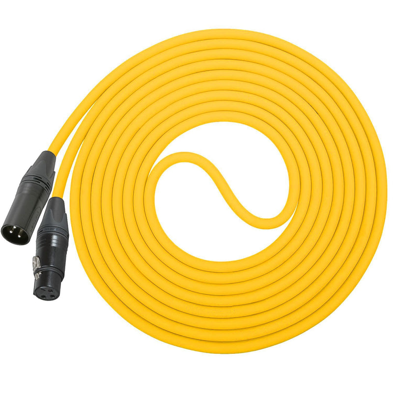 Performance Audio Professional Mogami W2534 XLR-XLR Microphone Cable (1', Yellow)