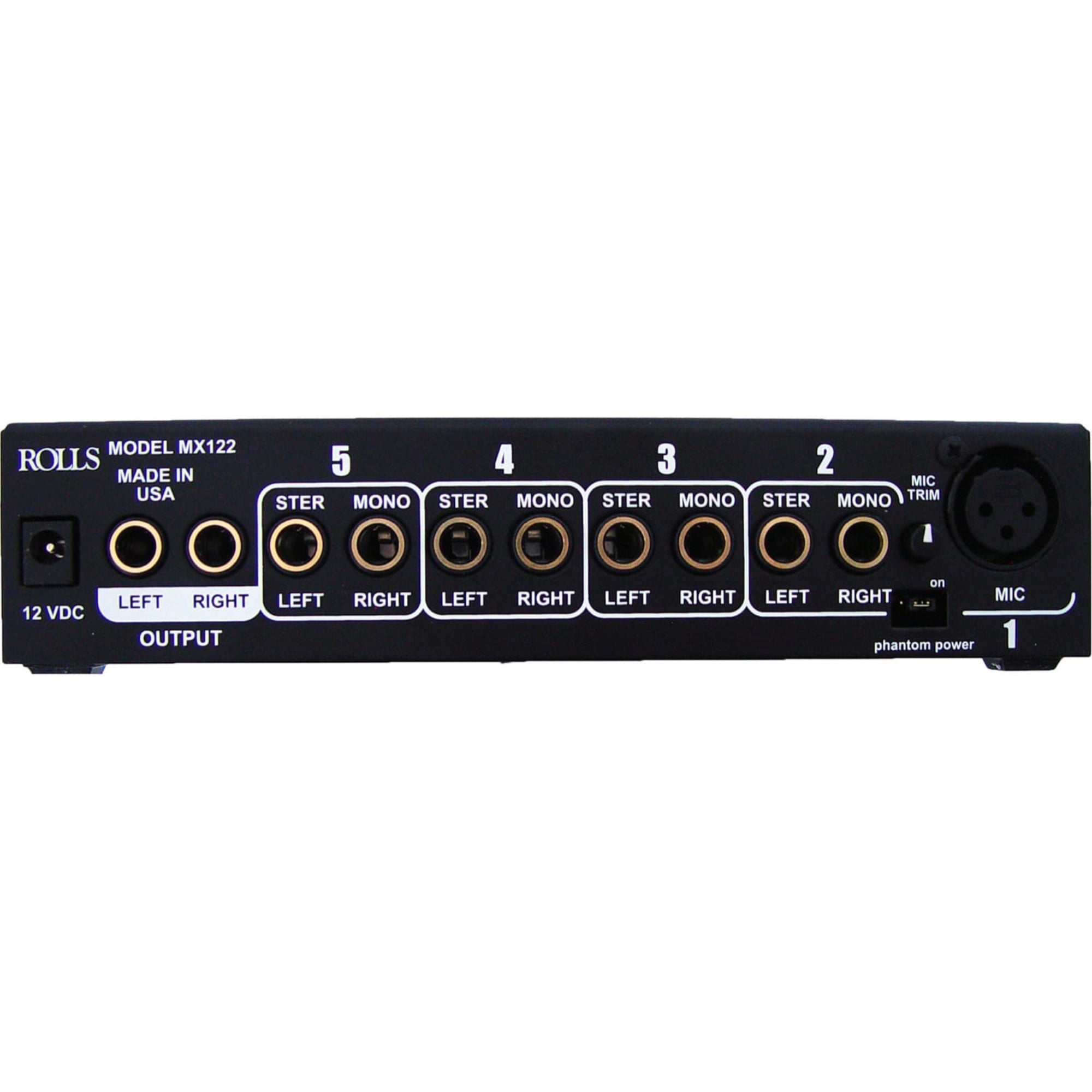 Rolls MX122 MiniMix Pro Mic/Source Mixer