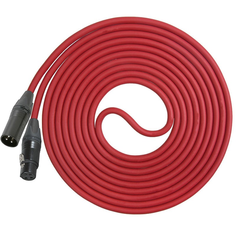 Performance Audio Professional Mogami W2534 XLR-XLR Microphone Cable (3', Red)
