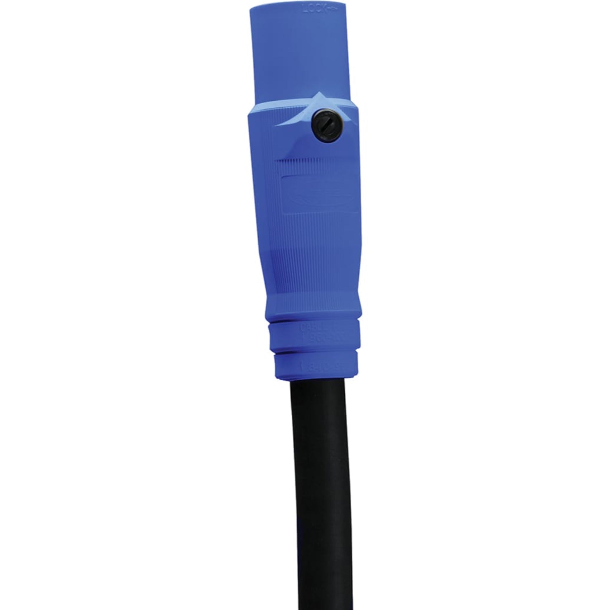 Whirlwind Hubbell HBL400MBL Single Pole Male Cam-Lock Connector (Blue)
