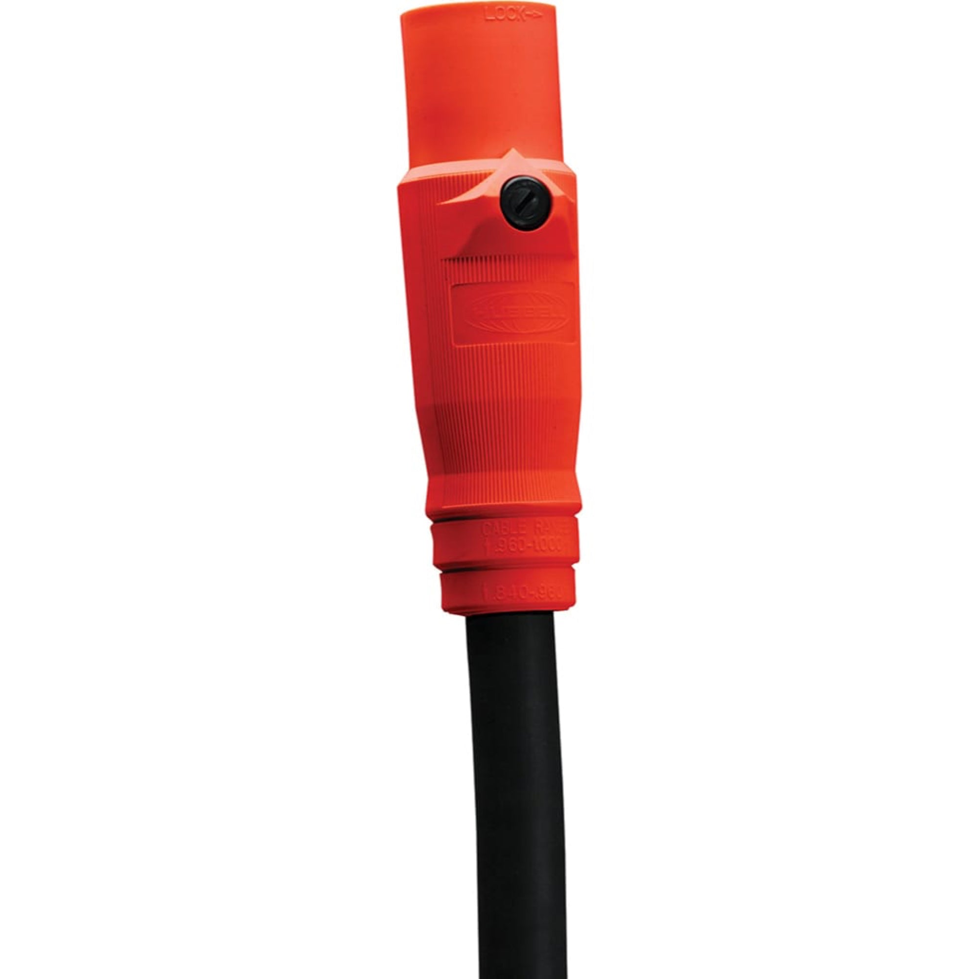 Whirlwind Hubbell HBL400MR Single Pole Male Cam-Lock Connector (Red)