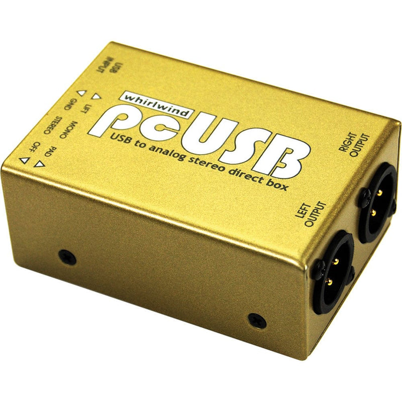 Whirlwind pcUSB Stereo Direct Box