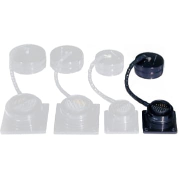 Whirlwind W5CRP Multipin Connector MicroMASS 48 Pin Chassis, Crimp Type Pin/Socket