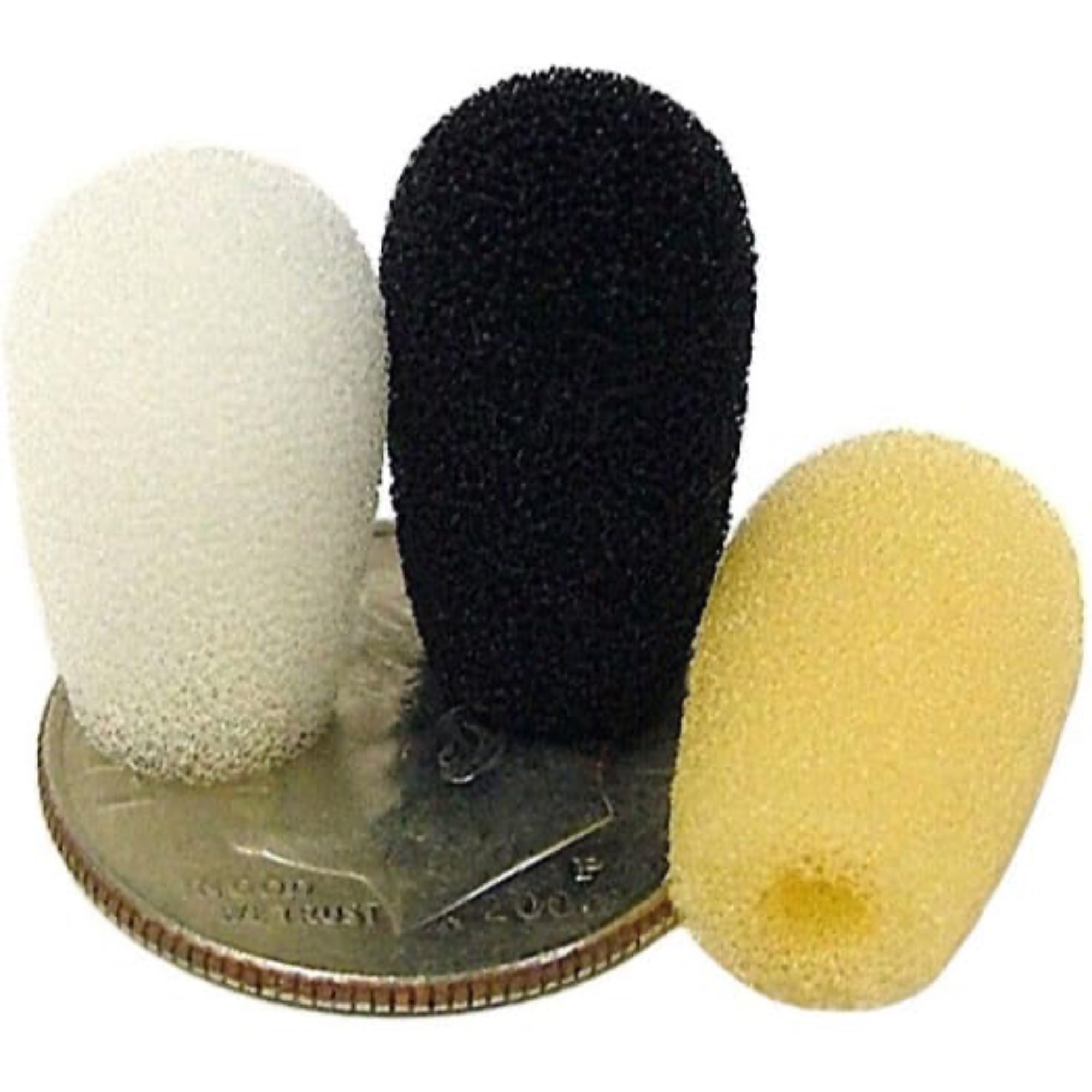 WindTech 2600 Series Windscreens with 2mm Inside Diameter (Tan, 3 Pack)