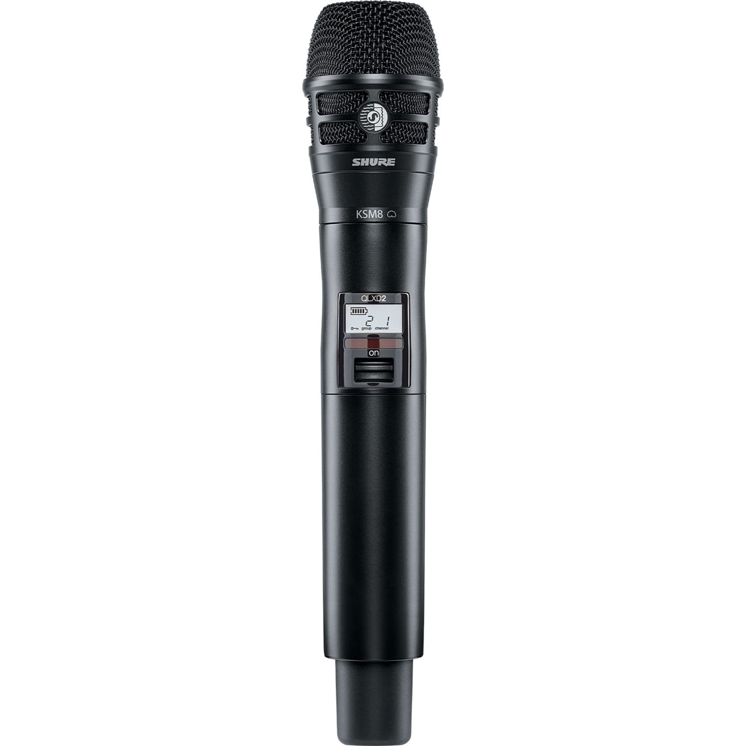 Shure QLXD2/K8B Digital Handheld Wireless Microphone Transmitter (G50: 470-534 MHz)