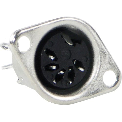 Switchcraft 57GB5FX 5-Pin DIN Female MIDI Panel Mount Jack