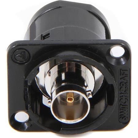 Switchcraft EHBNC2B BNC Panel Mount Connector (Black)
