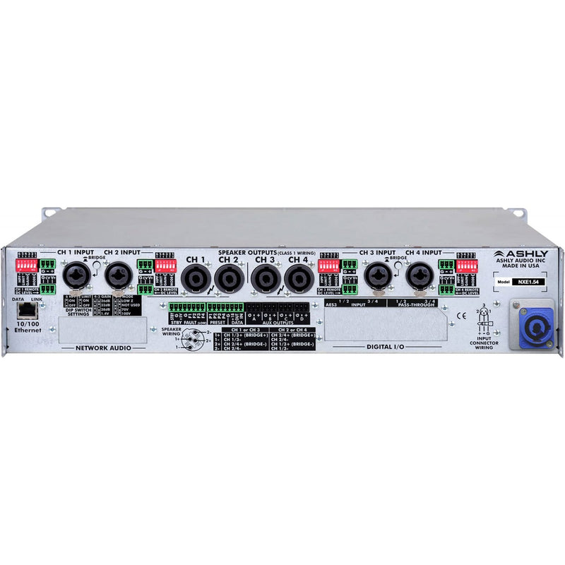 Ashly nXe1.54 Network Multi-Mode Power Amplifier (4 x 1500W)