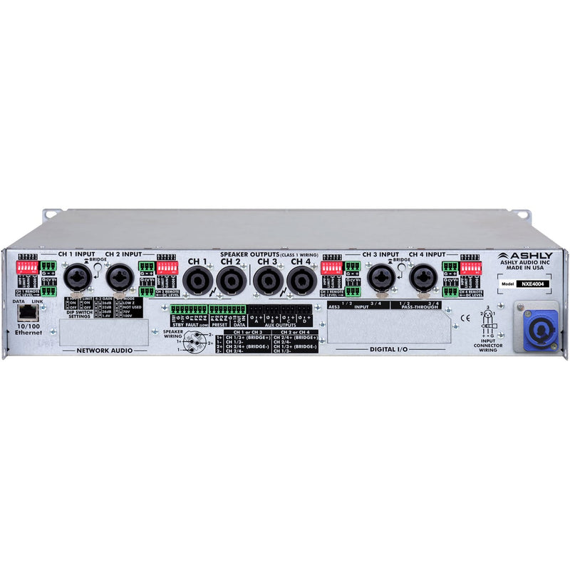 Ashly nXe4004 Network Multi-Mode Power Amplifier (4 x 400W)