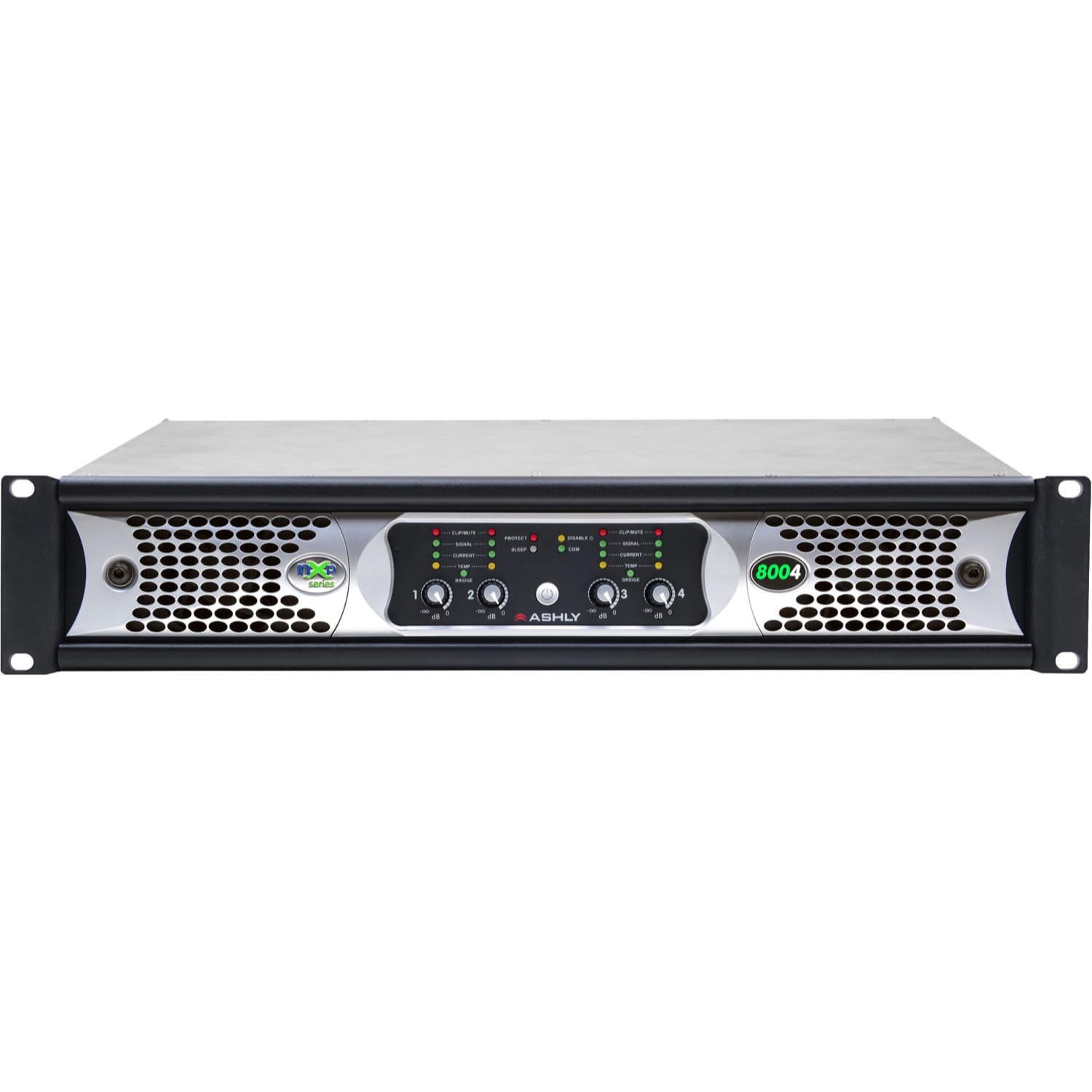 Ashly nXp8004 Network Multi-Mode Power Amplifier with Protea DSP (4 x 800W)
