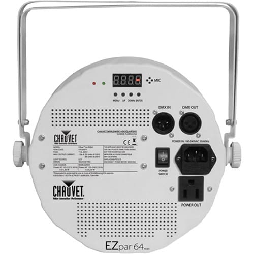 Chauvet DJ EZpar 64 RGBA Battery-Powered RGBA LED Wash Light (White)